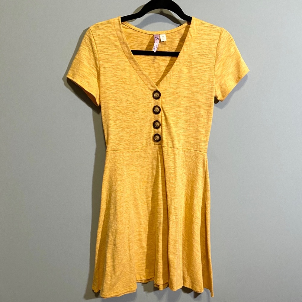 Yellow sun dress